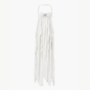 Zomerjurk Dames met Open Rug - Diamantster-detail