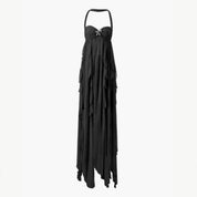 Zomerjurk Dames met Open Rug - Diamantster-detail