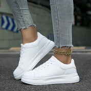 Dames sneakers | Comfortabele lage sportschoenen met dikke zool