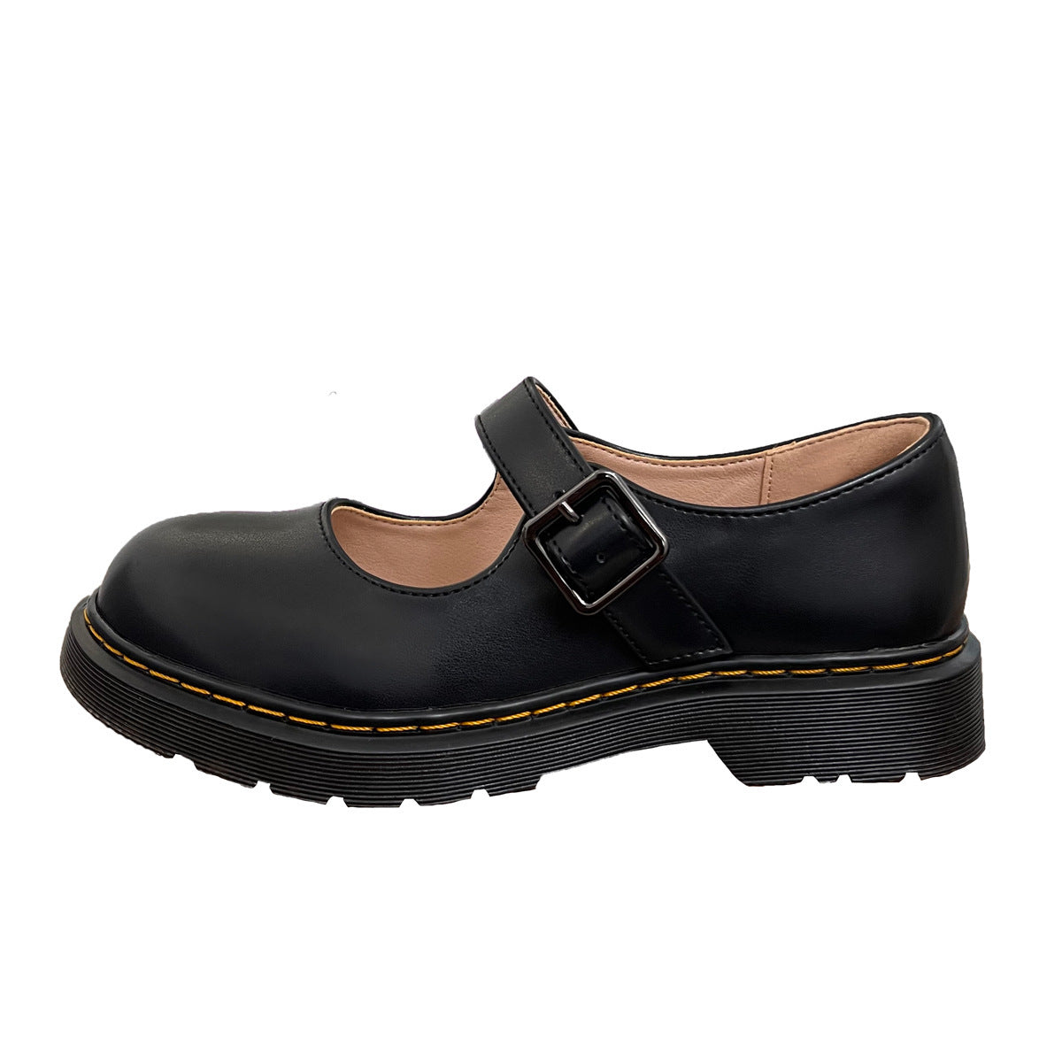 Dames mary jane schoenen met riempje - Ronde neus retro stijl