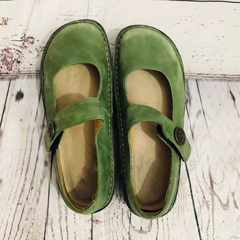 Mary Jane Schoenen met Klittenbandsluiting - Zomer Instappers