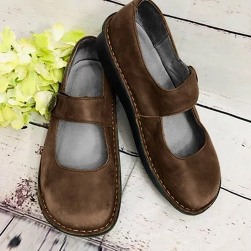 Mary Jane Schoenen met Klittenbandsluiting - Zomer Instappers