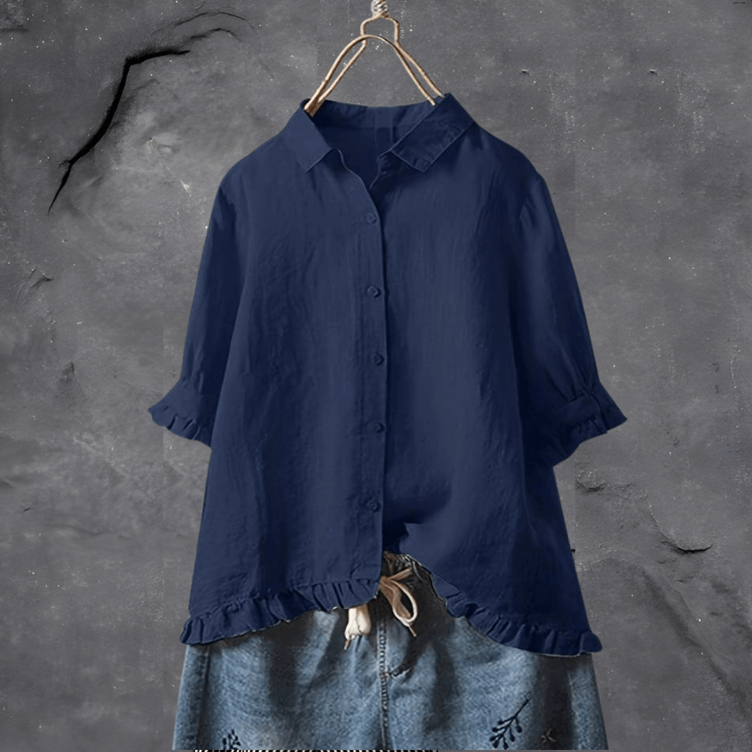 Dames blouse met klassieke pasvorm - Lente en zomer