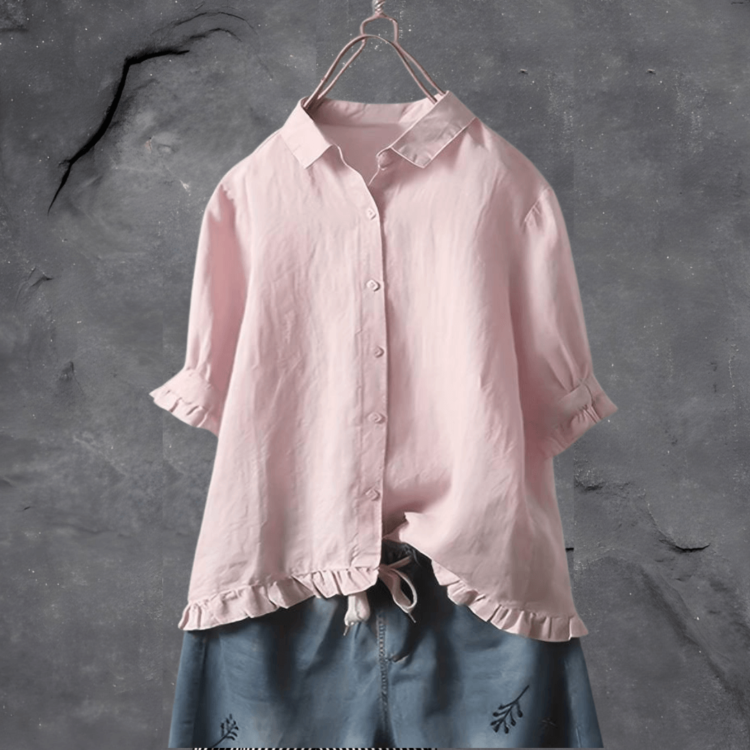 Dames blouse met klassieke pasvorm - Lente en zomer