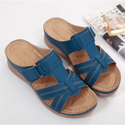 Dames sandalen met dikke zool