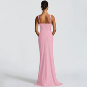 Elegante Maxi Jurk dames met Vierkante Halslijn