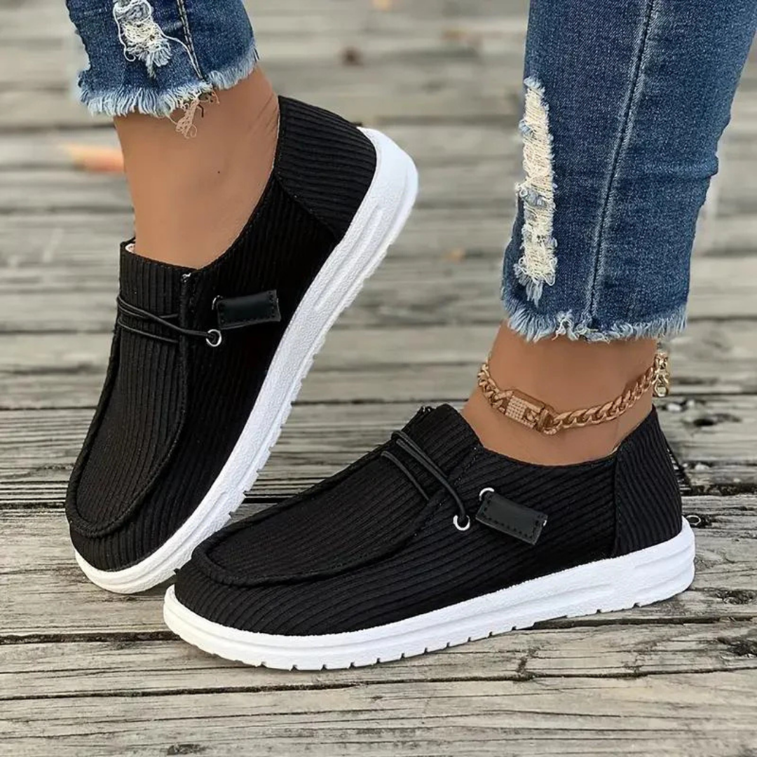 Dames instapschoenen plat slip on loafers zomer