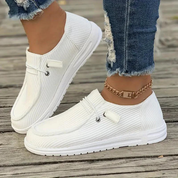 Dames instapschoenen plat slip on loafers zomer