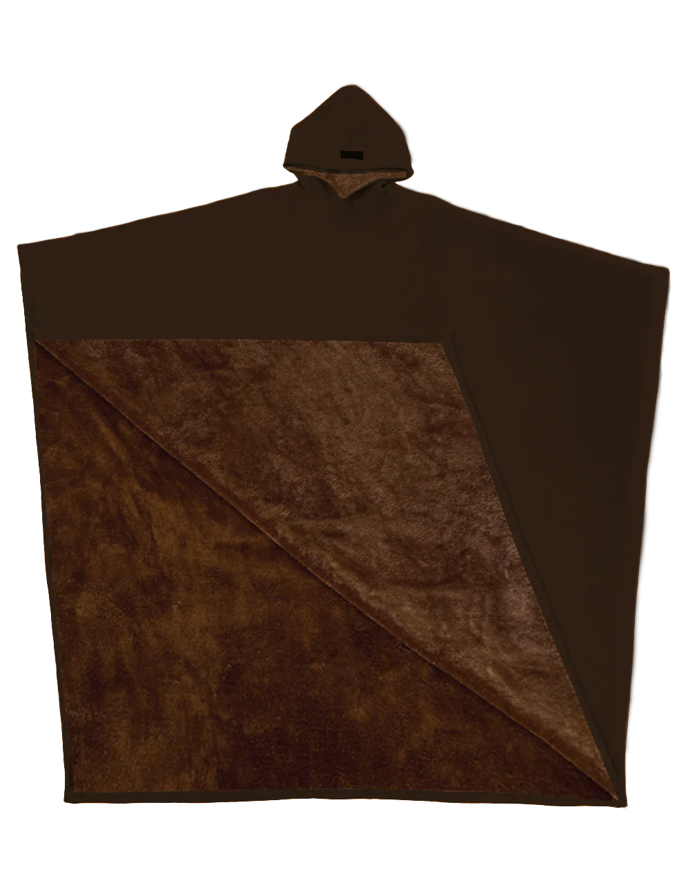 Deken met mouwen | Oversized trui met capuchon en pluche binnenkant