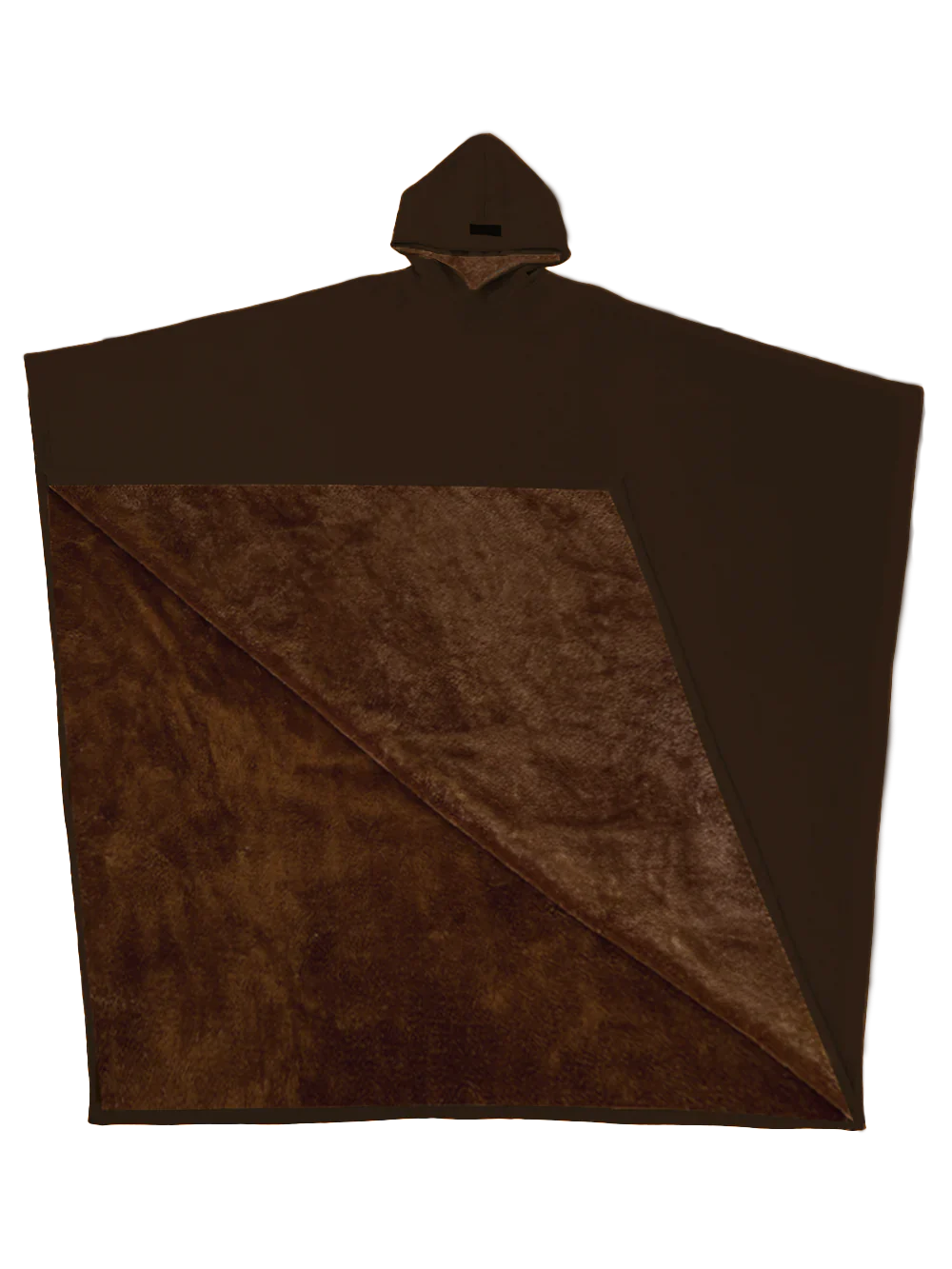 Deken met mouwen | Oversized trui met capuchon en pluche binnenkant