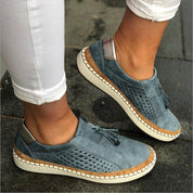 Dames sneakers met beige zool - Fijne ondersteuning