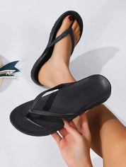 Dames slippers voor de zomer met extra dikke zool