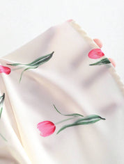 Dames mini zomerjurk mouwloos met stippen en V-hals