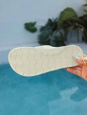 Dames slippers voor de zomer met extra dikke zool