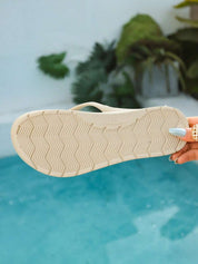 Dames slippers voor de zomer met extra dikke zool
