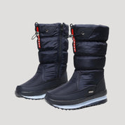 Dames Snowboots | Warme Voering | Hoge Schacht | Trekkoord Sluiting