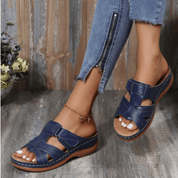 Dames sandalen met dikke zool