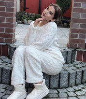 Dames pyjama set van zachte fleece - Fluffy