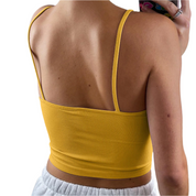 Dames basic tanktop | Slim-fit en v-hals met spaghettibandjes