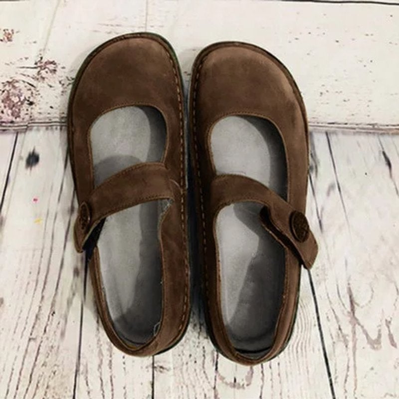 Mary Jane Schoenen met Klittenbandsluiting - Zomer Instappers