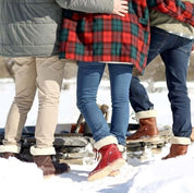 Dames Winterlaarzen met Zachte Voering | Laarzen met Veters en Platte Zool