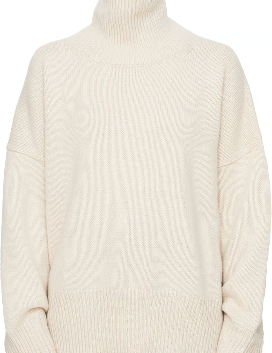 Oversized dames coltrui grofgebreid voor de winter