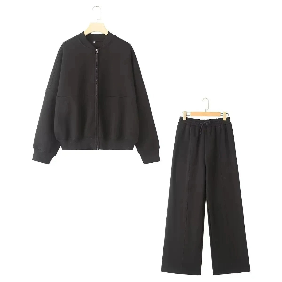 Dames loungewear set – Comfortabel tweedelig vest en broek