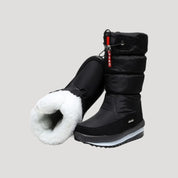 Dames Snowboots | Warme Voering | Hoge Schacht | Trekkoord Sluiting