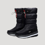 Dames Snowboots | Warme Voering | Hoge Schacht | Trekkoord Sluiting