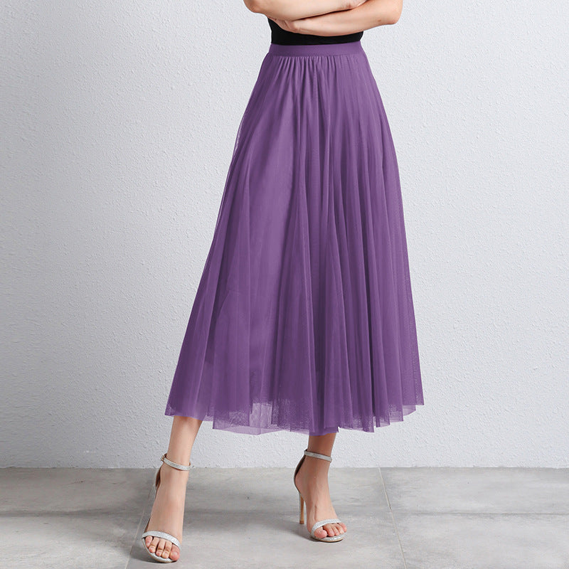 Midi Tule Rok Dames met Gelaagde Stof | Feestelijke Tutu Rok
