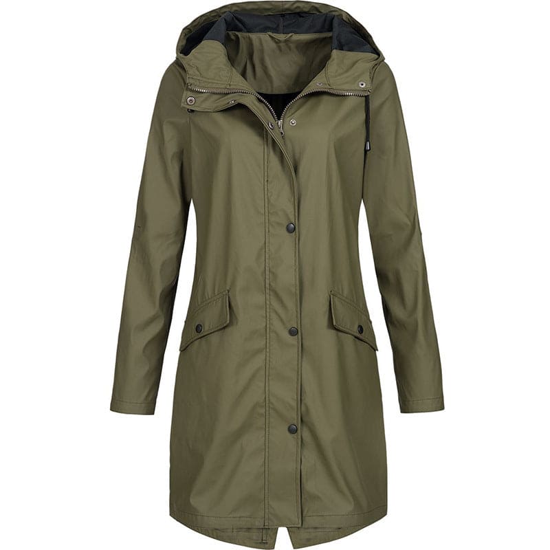 Lange Dames Waterafstotende Jas met Capuchon | Parka of Tussenjas