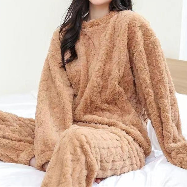 Dames pyjama set van zachte fleece - Fluffy