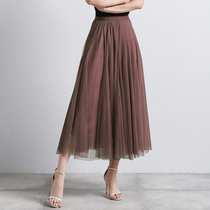 Midi Tule Rok Dames met Gelaagde Stof | Feestelijke Tutu Rok