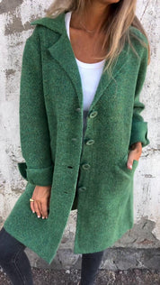 Dames Kort Vest met V-Hals | Fijn Gebreid Cardigan met Knoopsluiting