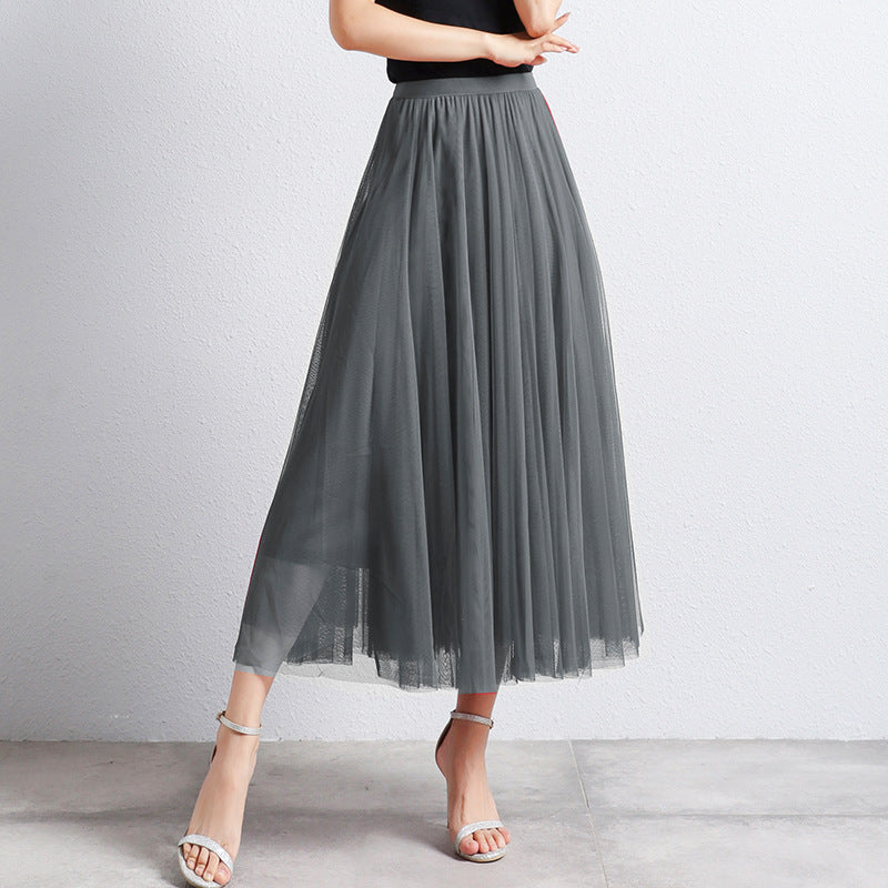 Midi Tule Rok Dames met Gelaagde Stof | Feestelijke Tutu Rok