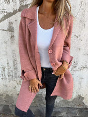 Dames Kort Vest met V-Hals | Fijn Gebreid Cardigan met Knoopsluiting
