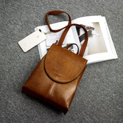 Dames schoudertas leerlook | Elegante en praktische handtas