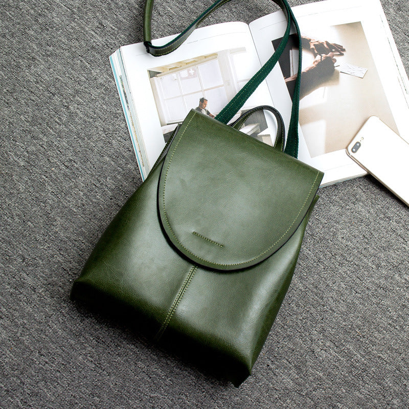 Dames schoudertas leerlook | Elegante en praktische handtas