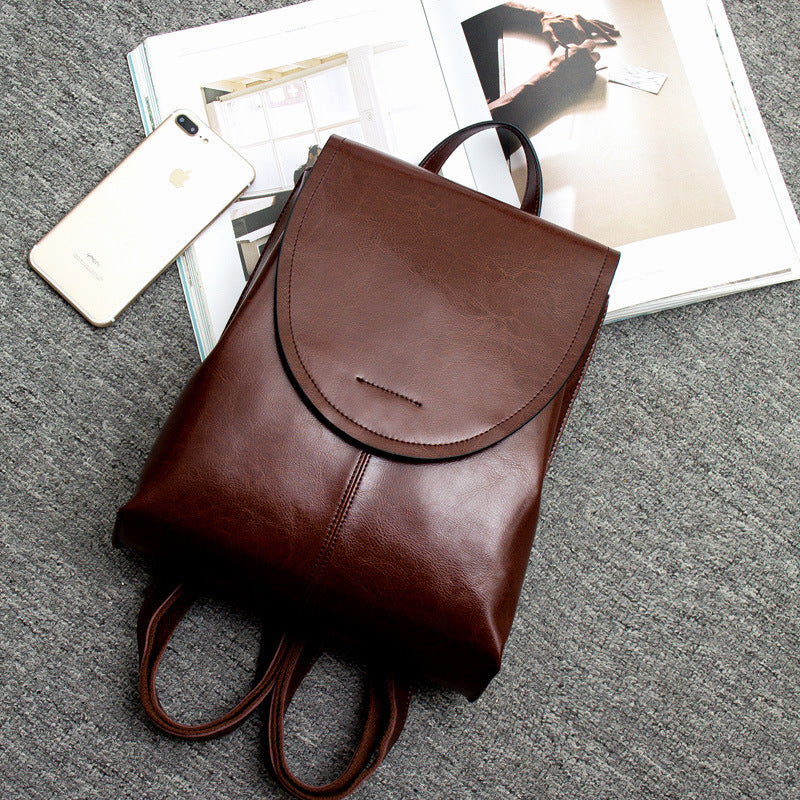 Dames schoudertas leerlook | Elegante en praktische handtas