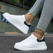 Dames sneakers | Comfortabele lage sportschoenen met dikke zool