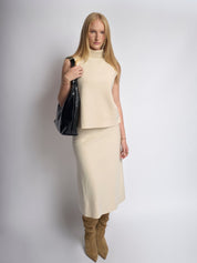 Grote Dames Schoudertas Glanzende Afwerking | Ruime Leren Look Tas met Pouch