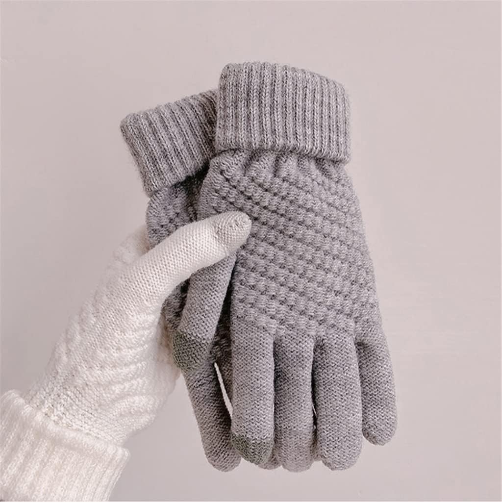 Gebreide dames handschoenen met touchscreen functie | Winter en herfst