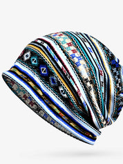 Dames muts | Boho print beanie
