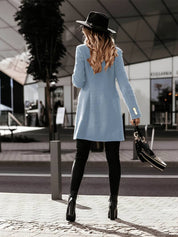 Dames blazerjas met dubbele rij knopen | Elegante lange blazer