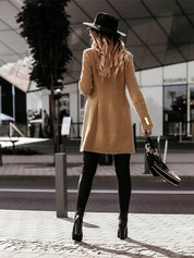 Dames blazerjas met dubbele rij knopen | Elegante lange blazer