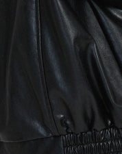Leren look jas dames - Oversized met handige zakken