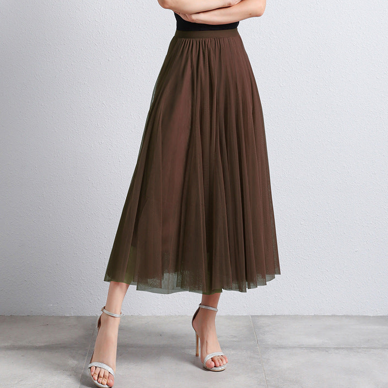 Midi Tule Rok Dames met Gelaagde Stof | Feestelijke Tutu Rok