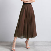Midi Tule Rok Dames met Gelaagde Stof | Feestelijke Tutu Rok