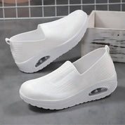 Comfortabele dames instappers | Ademend sneakers met dikke zool