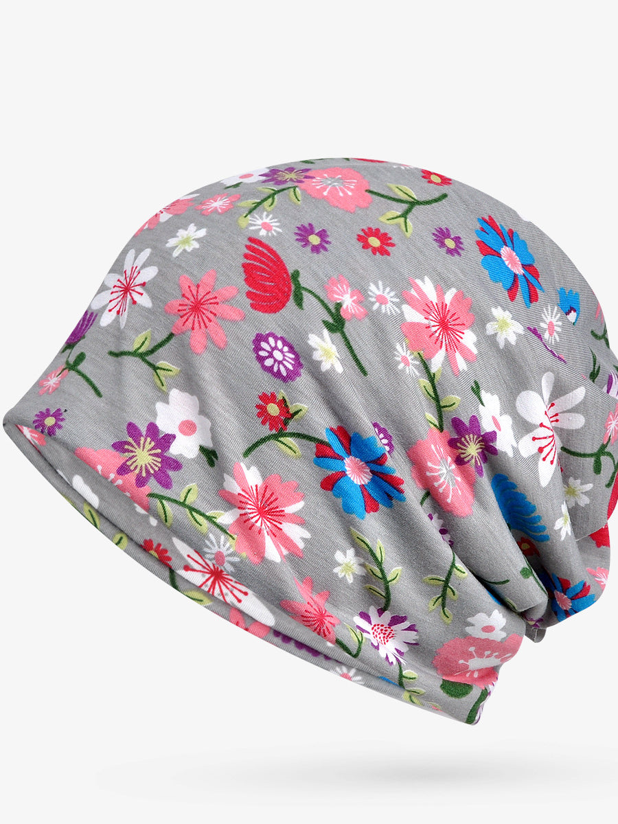 Dames muts | Boho print beanie